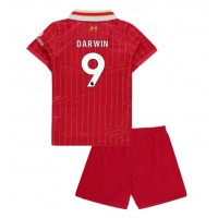 Camiseta Liverpool Darwin Nunez #9 Primera Equipación Replica 2024-25 para niños mangas cortas (+ Pantalones cortos)